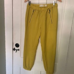 Yellow harem pants